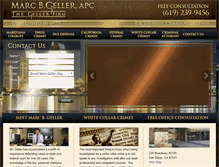 Tablet Screenshot of marcbgeller.com